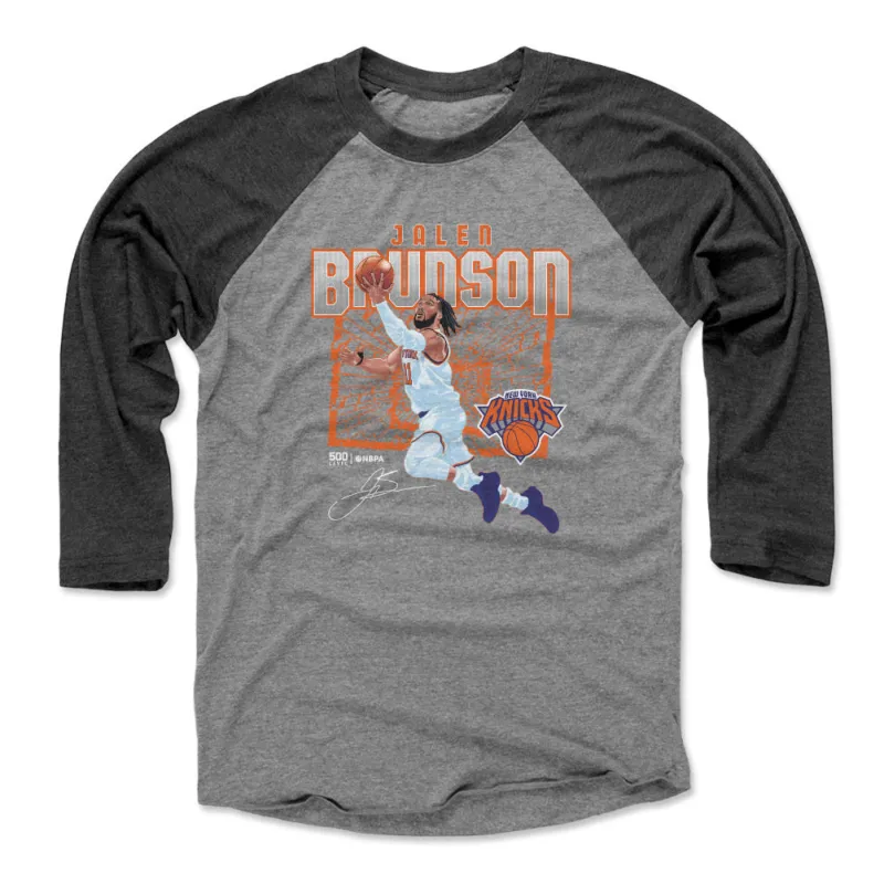 Jalen Brunson New York Knicks Shattered WHT sold by 500 Level