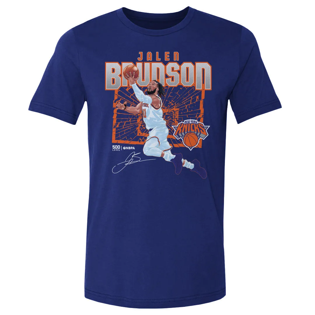 Jalen Brunson New York Knicks Shattered WHT sold by 500 Level product image thumbnail 3