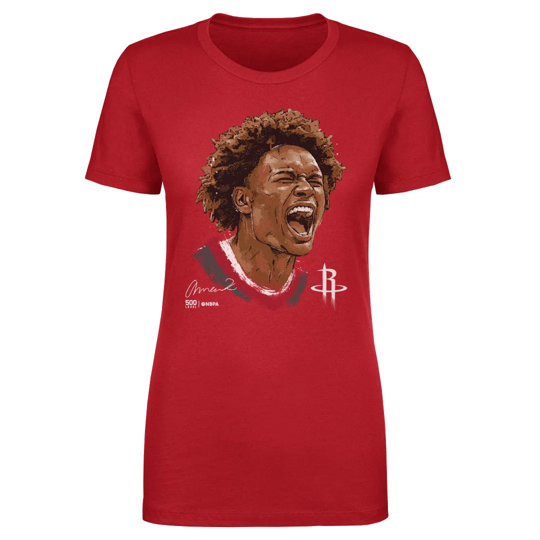 Amen Thompson Houston Rockets Scream WHT sold by 500 Level