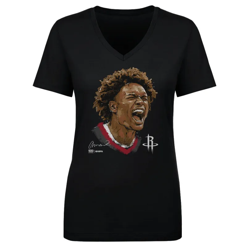 Amen Thompson Houston Rockets Scream WHT sold by 500 Level
