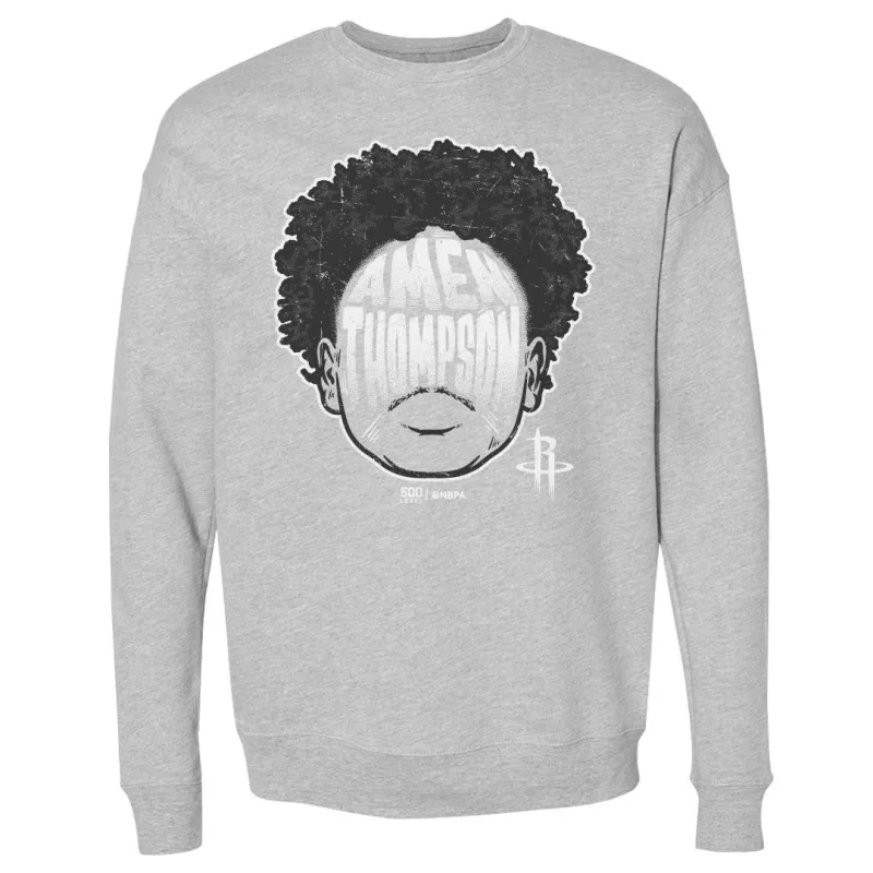 Amen Thompson Houston Rockets Player Silhouette WHT made by 500 Level