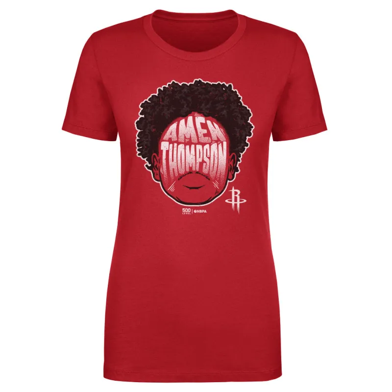 Amen Thompson Houston Rockets Player Silhouette WHT sold by 500 Level