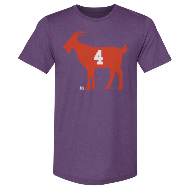 GOAT Clemson 4 WHT made by 500 Level