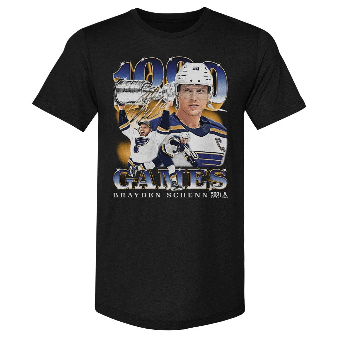 Brayden Schenn St. Louis Blues 1000th Game Vintage WHT sold by 500 Level product image thumbnail 3
