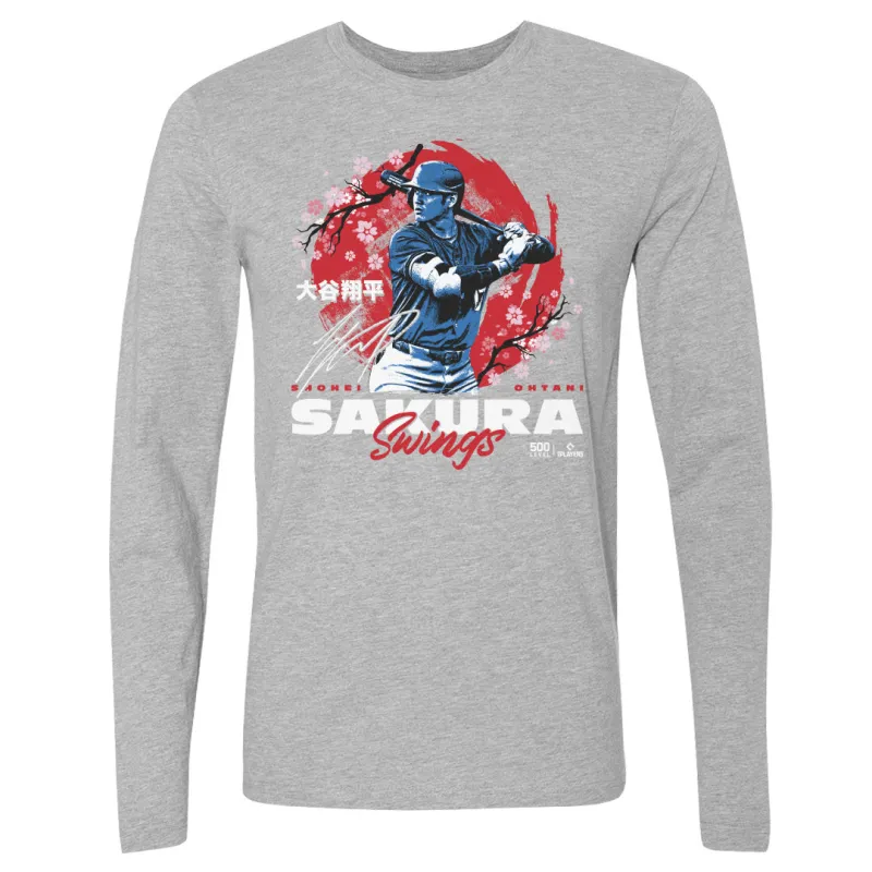 Shohei Ohtani Los Angeles D Cherry Blossoms WHT sold by 500 Level