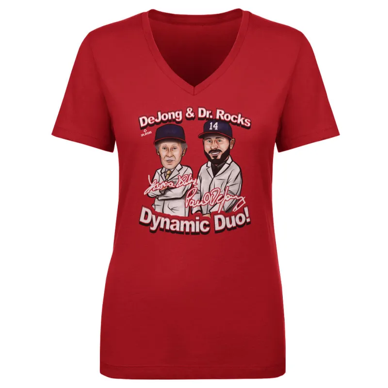 Paul DeJong & Dr. Rocks Washington Cartoon WHT sold by 500 Level