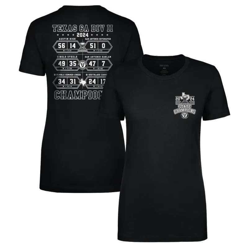 Vandegrift Vipers 2024 6A II State Champions Pocket F&B WHT sold by 500 Level