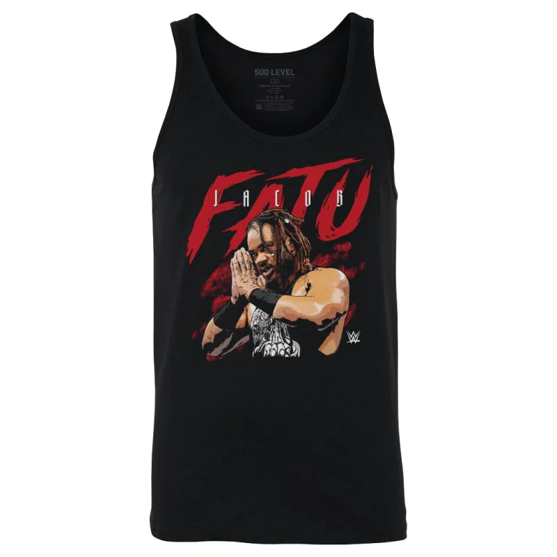 Jacob Fatu Name Grunge WHT sold by 500 Level
