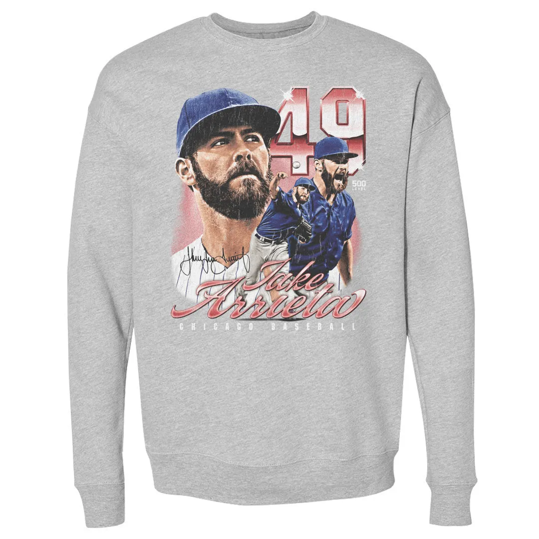 Jake Arrieta Chicago C Vintage WHT sold by 500 Level
