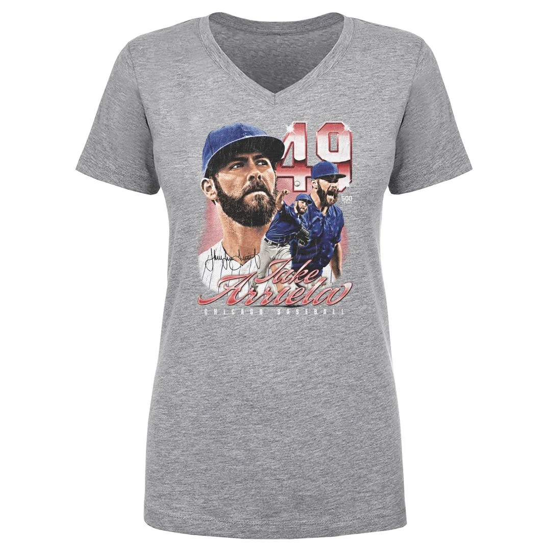 Jake Arrieta Chicago C Vintage WHT sold by 500 Level