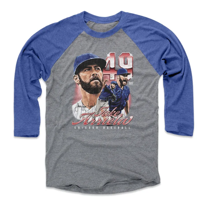 Jake Arrieta Chicago C Vintage WHT sold by 500 Level