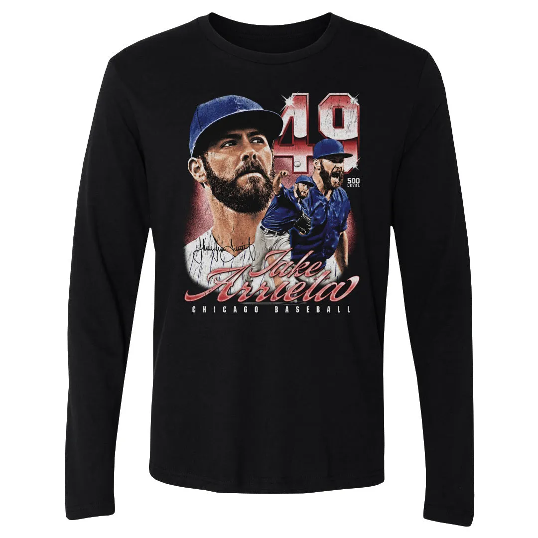 Jake Arrieta Chicago C Vintage WHT sold by 500 Level