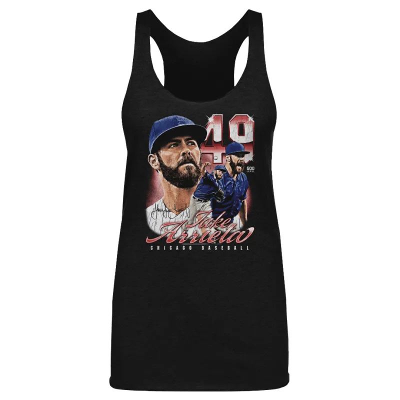 Jake Arrieta Chicago C Vintage WHT sold by 500 Level