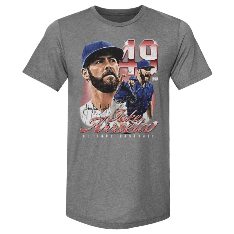 Jake Arrieta Chicago C Vintage WHT sold by 500 Level