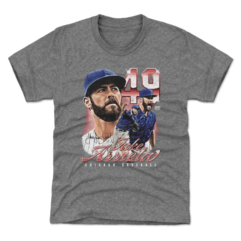Jake Arrieta Chicago C Vintage WHT sold by 500 Level