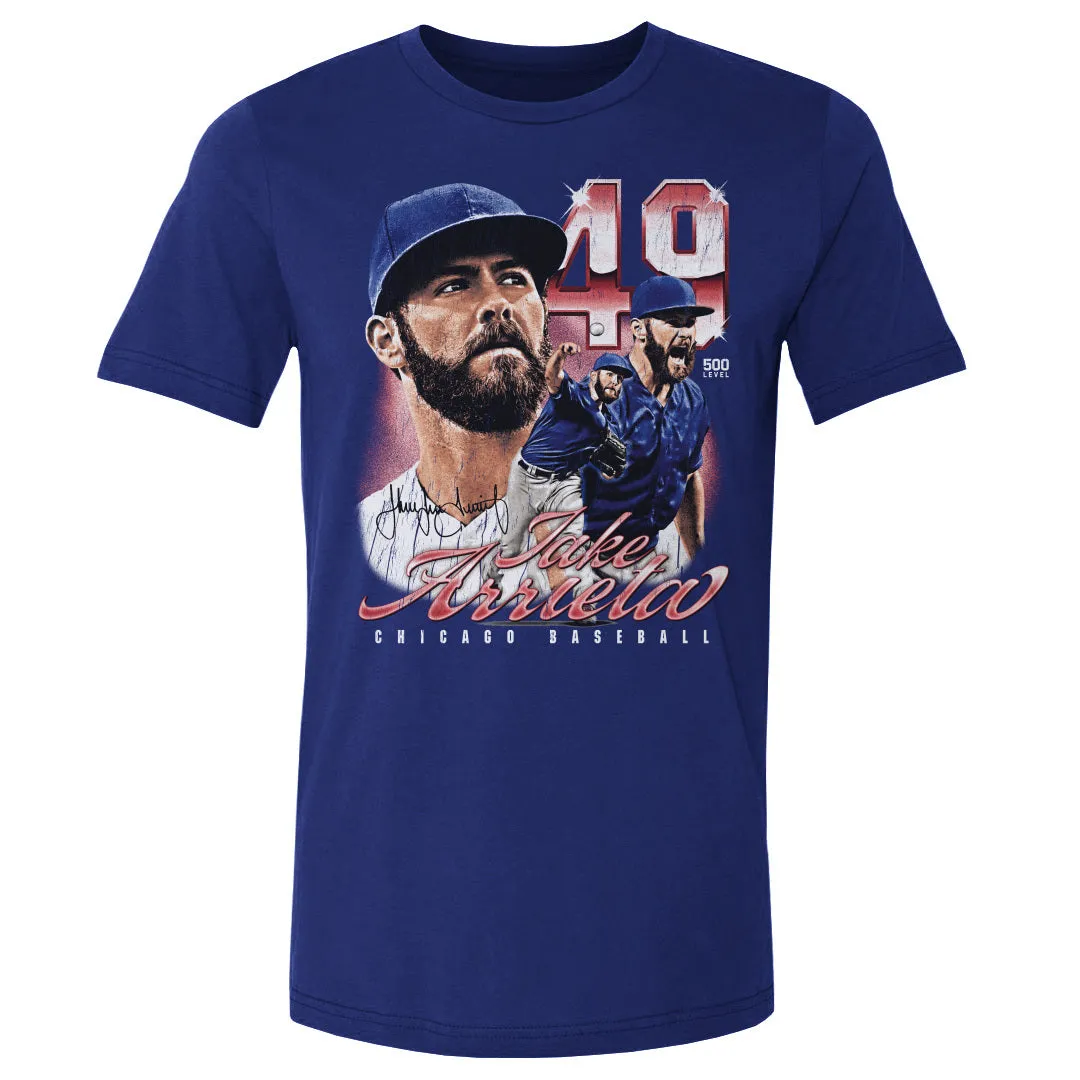 Jake Arrieta Chicago C Vintage WHT sold by 500 Level