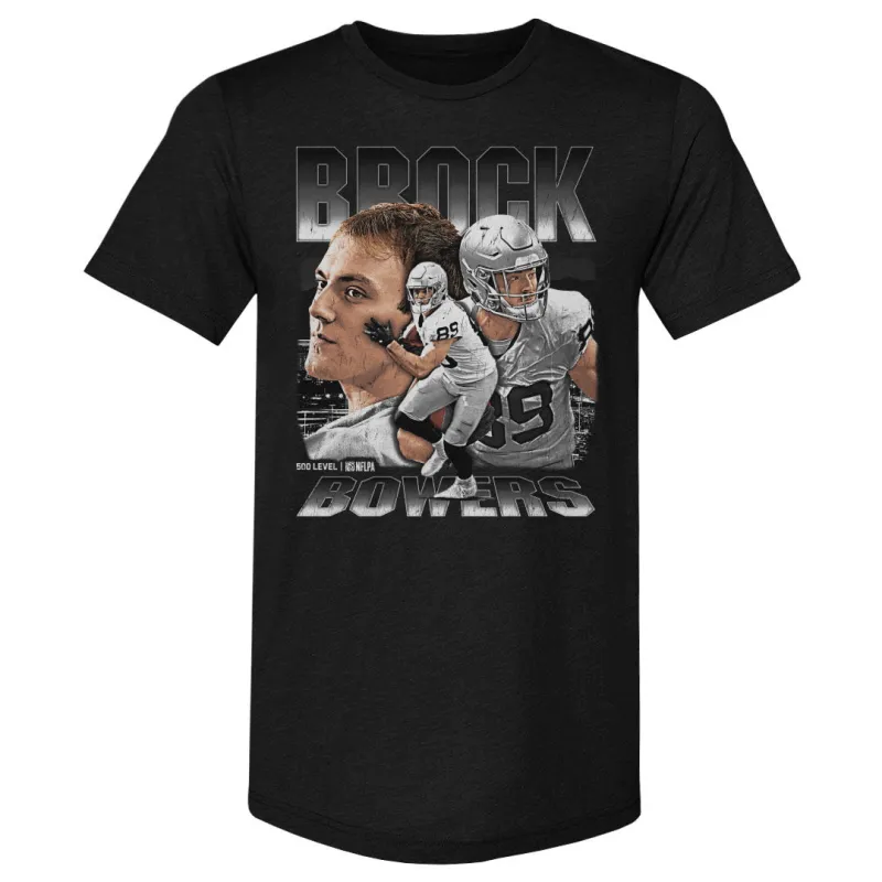 Brock Bowers Las Vegas Vintage WHT sold by 500 Level