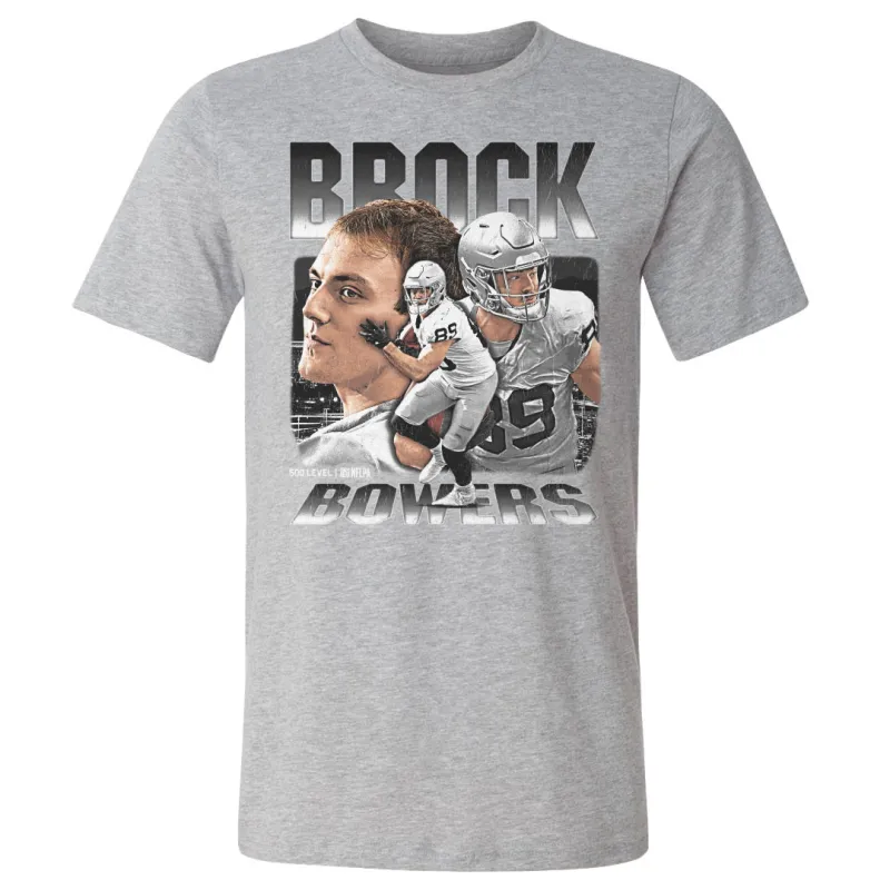 Brock Bowers Las Vegas Vintage WHT sold by 500 Level