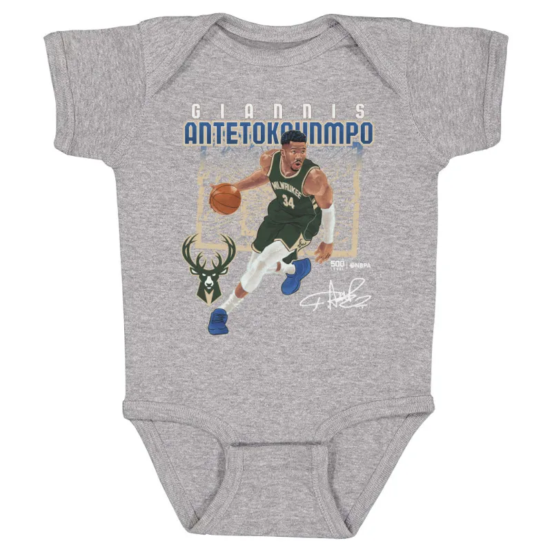 Giannis Antetokounmpo Milwaukee Bucks Shattered WHT sold by 500 Level