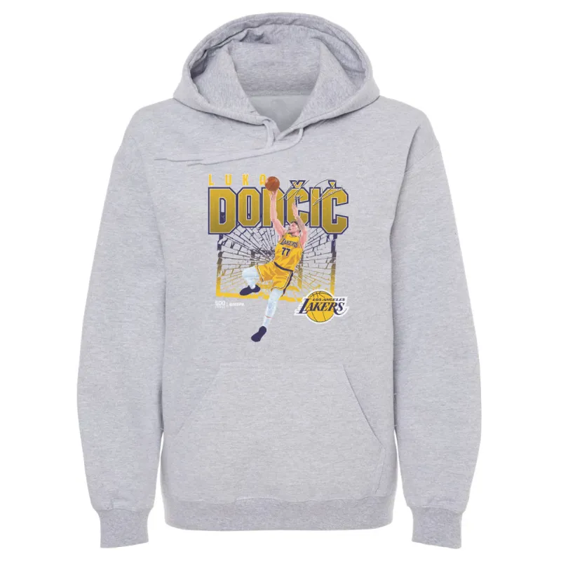 Luka Doncic Los Angeles Lakers Shattered WHT sold by 500 Level
