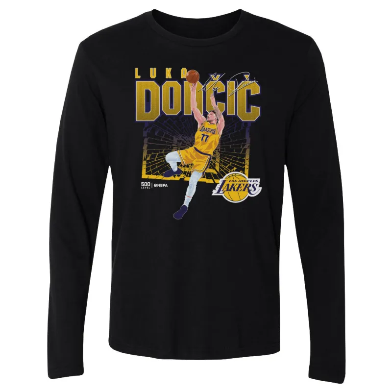 Luka Doncic Los Angeles Lakers Shattered WHT sold by 500 Level
