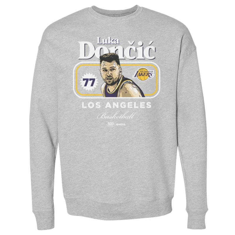 Luka Doncic Los Angeles Lakers Cover WHT sold by 500 Level