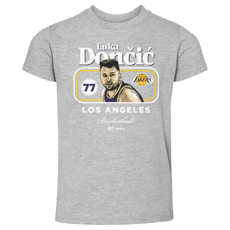 Luka Doncic Los Angeles Lakers Cover WHT sold by 500 Level