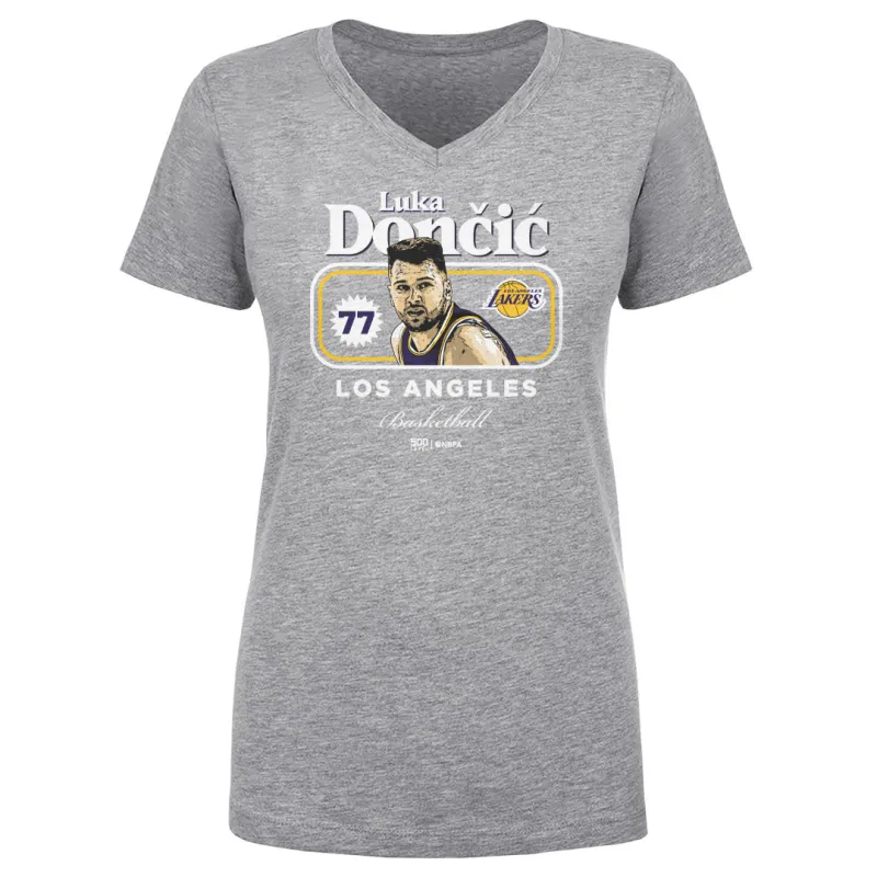 Luka Doncic Los Angeles Lakers Cover WHT sold by 500 Level