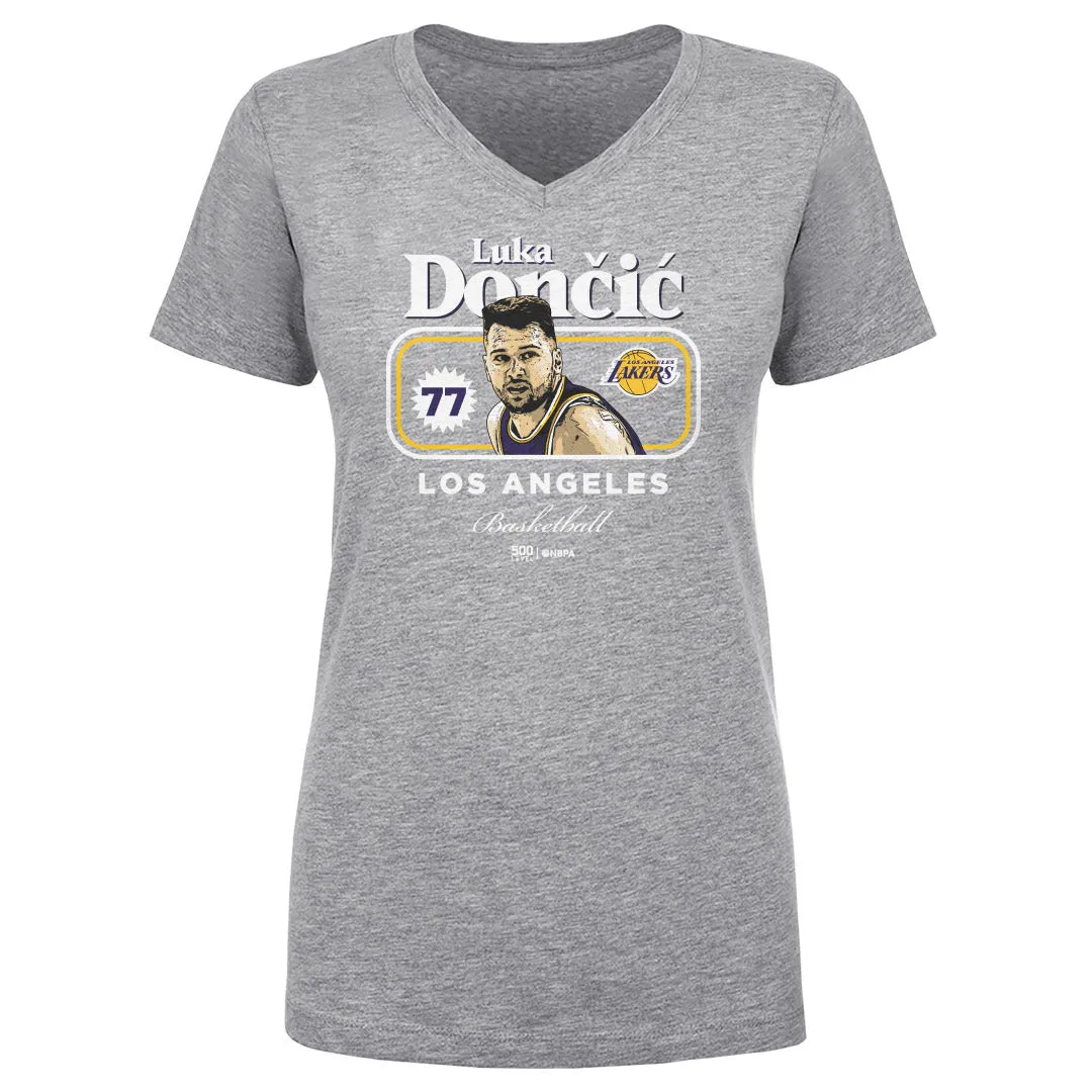 Luka Doncic Los Angeles Lakers Cover WHT sold by 500 Level