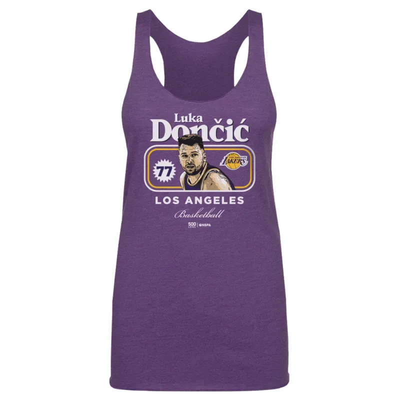 Luka Doncic Los Angeles Lakers Cover WHT sold by 500 Level