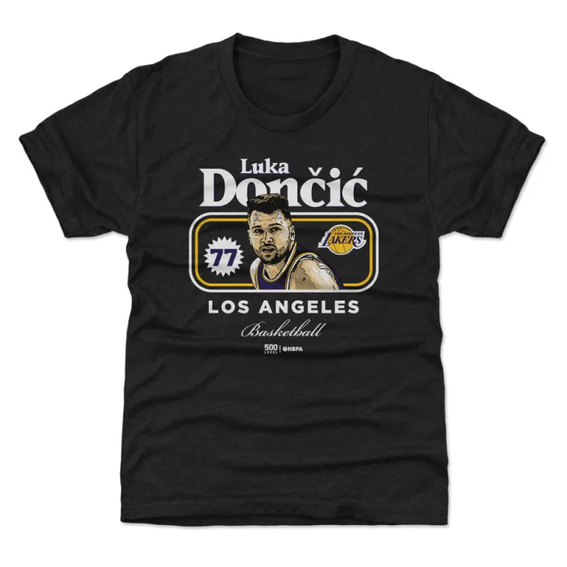 Luka Doncic Los Angeles Lakers Cover WHT sold by 500 Level