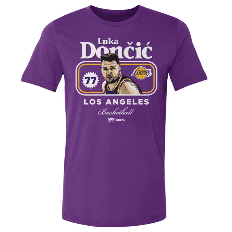 Luka Doncic Los Angeles Lakers Cover WHT sold by 500 Level