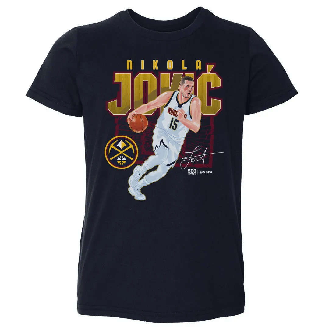 Nikola Jokic Denver Nuggets Shattered WHT sold by 500 Level product image thumbnail 2