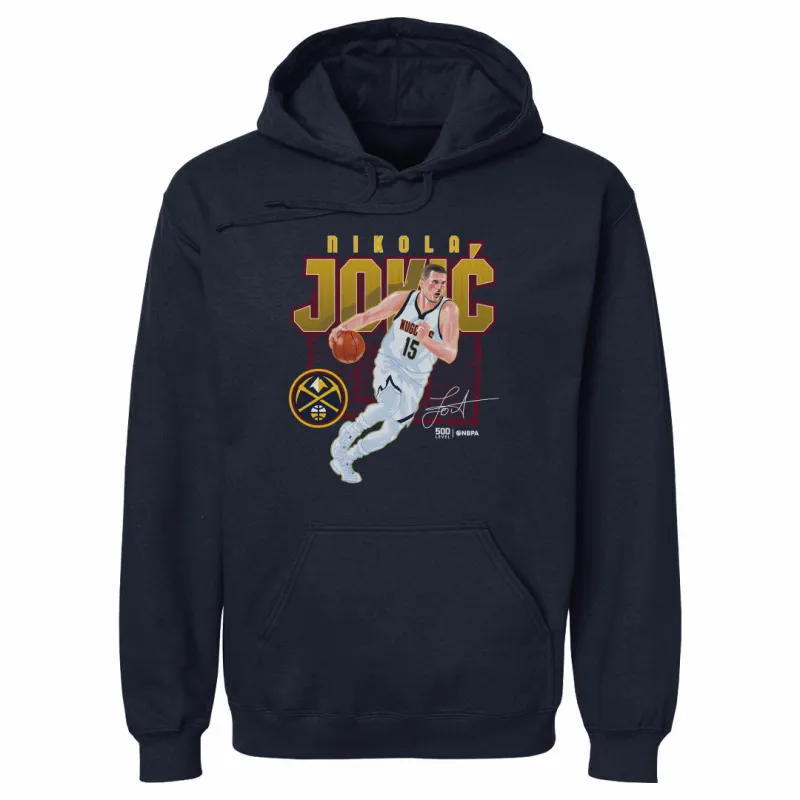 Nikola Jokic Denver Nuggets Shattered WHT sold by 500 Level