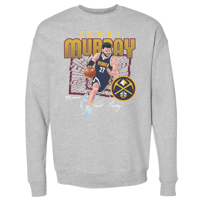Jamal Murray Denver Nuggets Shattered WHT sold by 500 Level