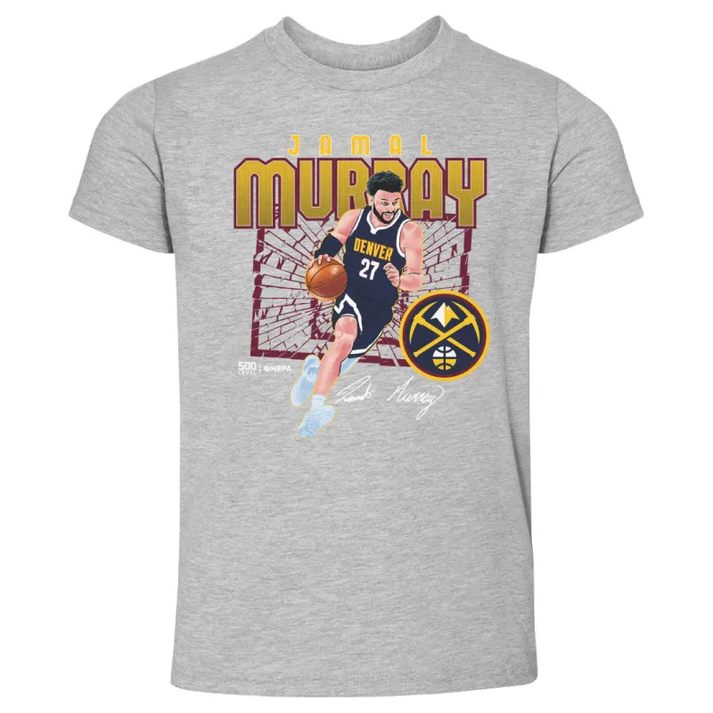 Jamal Murray Denver Nuggets Shattered WHT sold by 500 Level