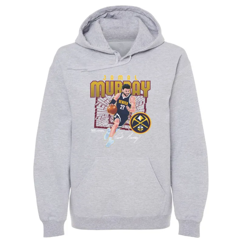 Jamal Murray Denver Nuggets Shattered WHT sold by 500 Level