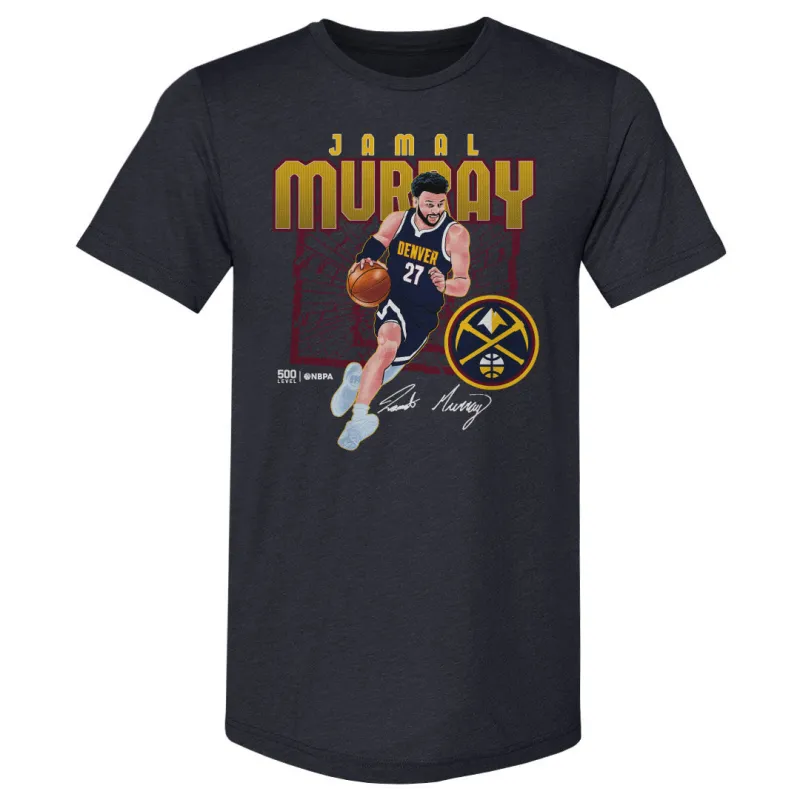 Jamal Murray Denver Nuggets Shattered WHT sold by 500 Level