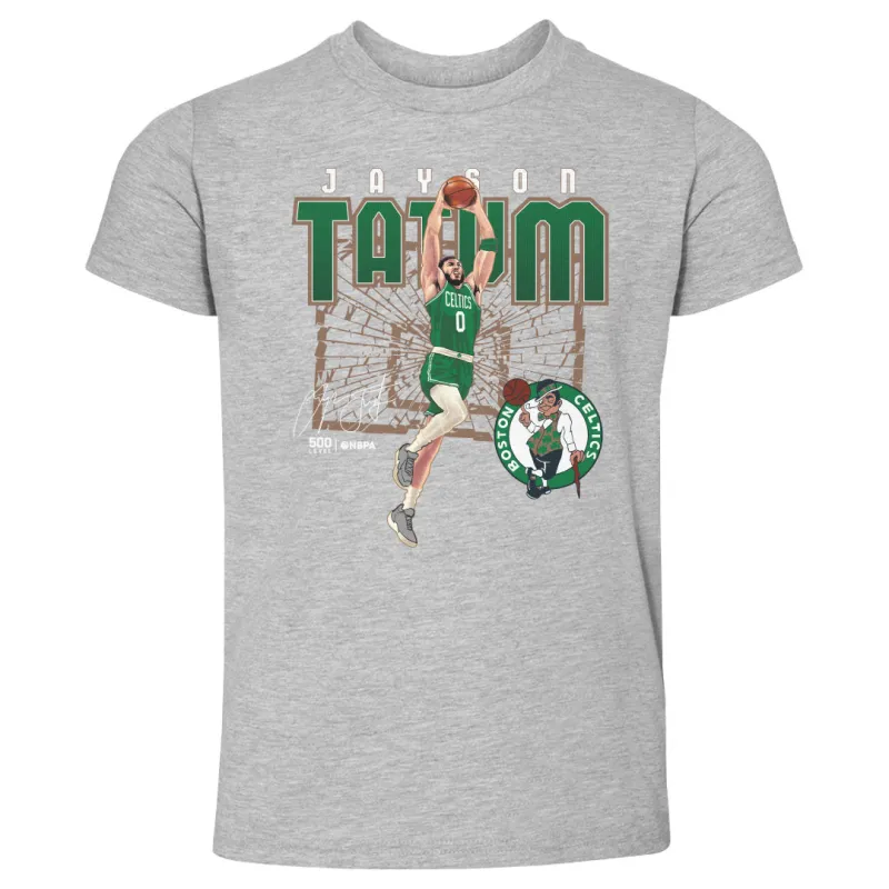 Jayson Tatum Boston Celtics Shattered WHT sold by 500 Level