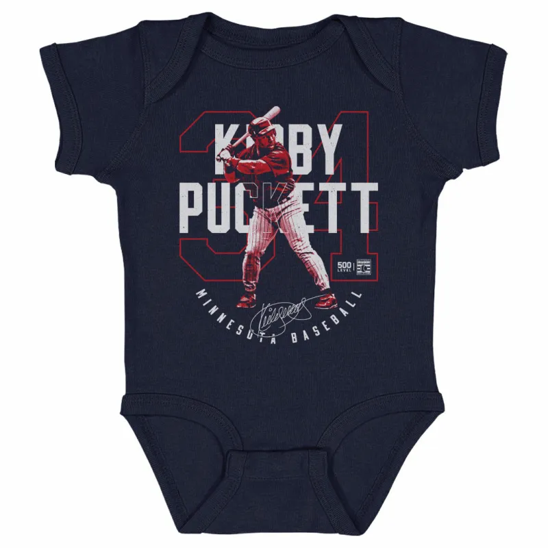 Kirby Puckett Minnesota Outline WHT sold by 500 Level