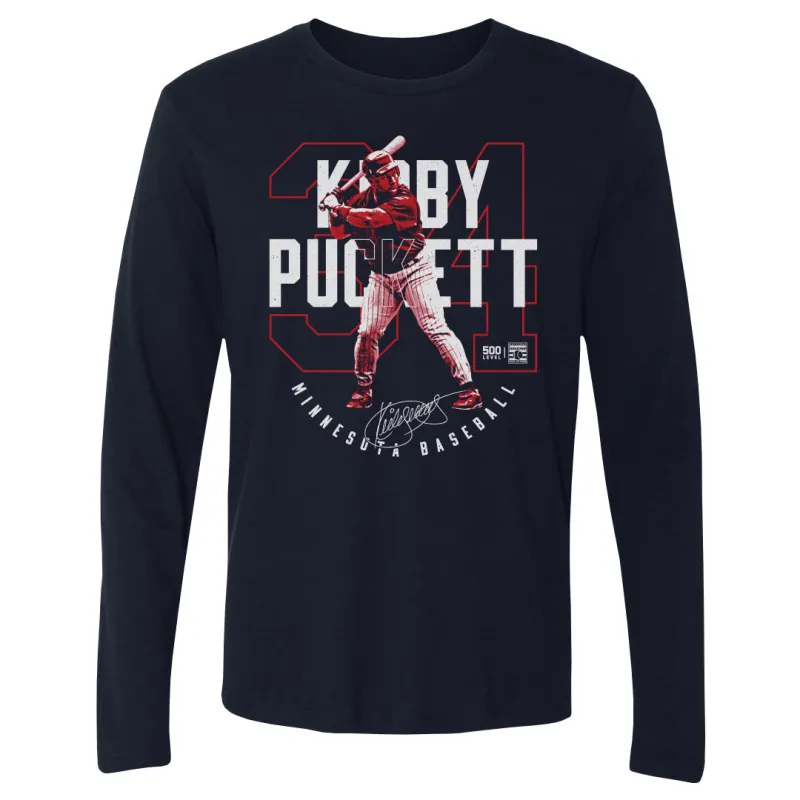 Kirby Puckett Minnesota Outline WHT made by 500 Level