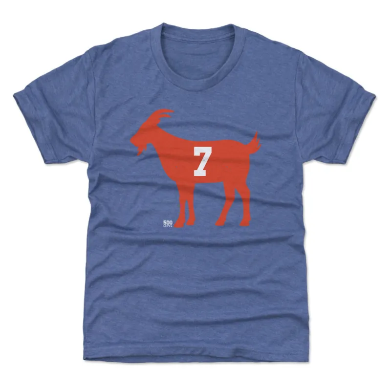 Denver Football GOAT 7 WHT sold by 500 Level