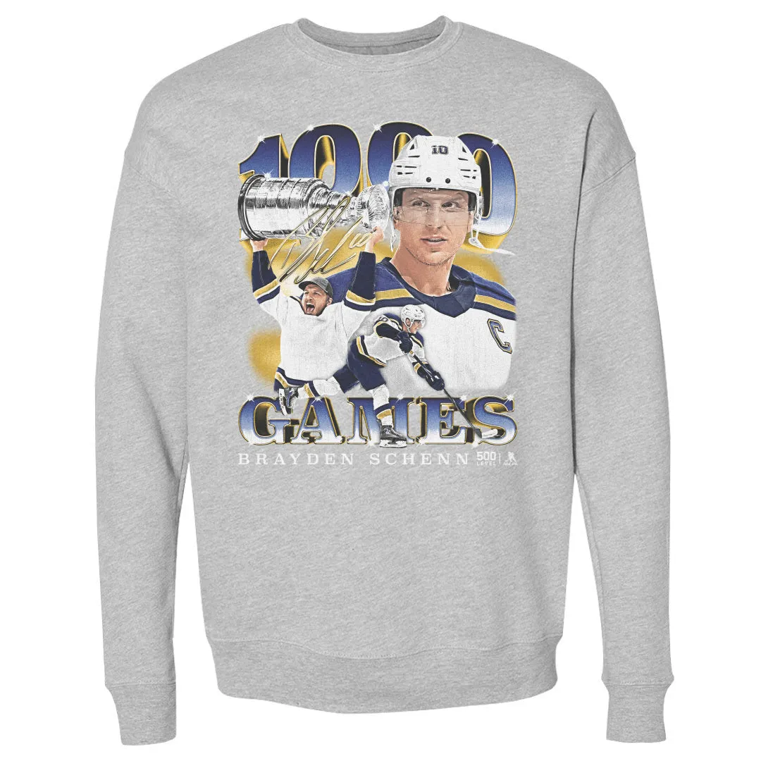 Brayden Schenn St. Louis 1000th Game Vintage WHT sold by 500 Level product image thumbnail 2