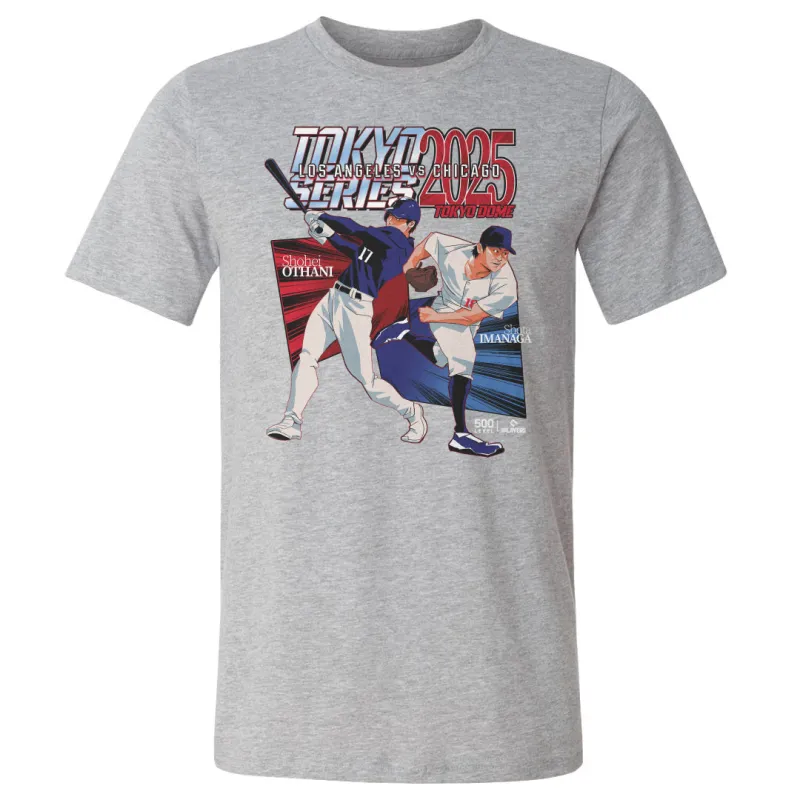Shohei Ohtani Vs. Shota Imanaga 2025 Tokyo Series WHT sold by 500 Level