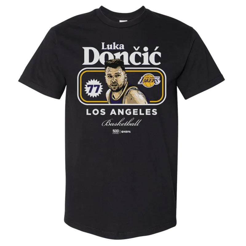 Luka Doncic Los Angeles Lakers Cover WHT sold by 500 Level