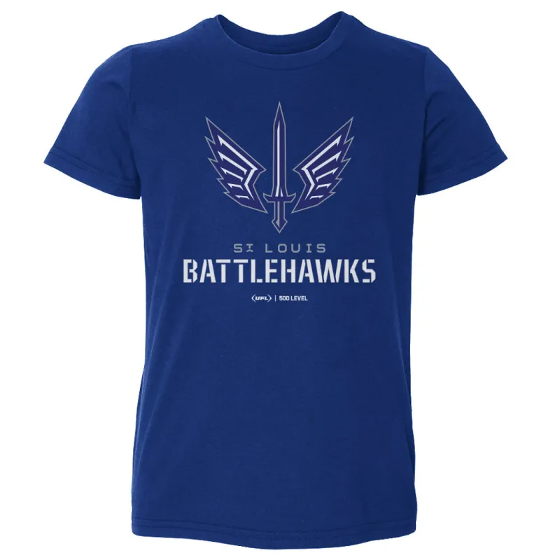 St. Louis Battlehawks Primary Logo WHT sold by 500 Level