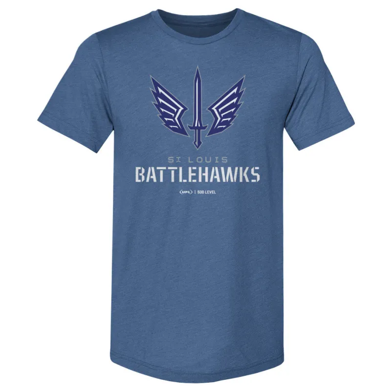 St. Louis Battlehawks Primary Logo WHT sold by 500 Level