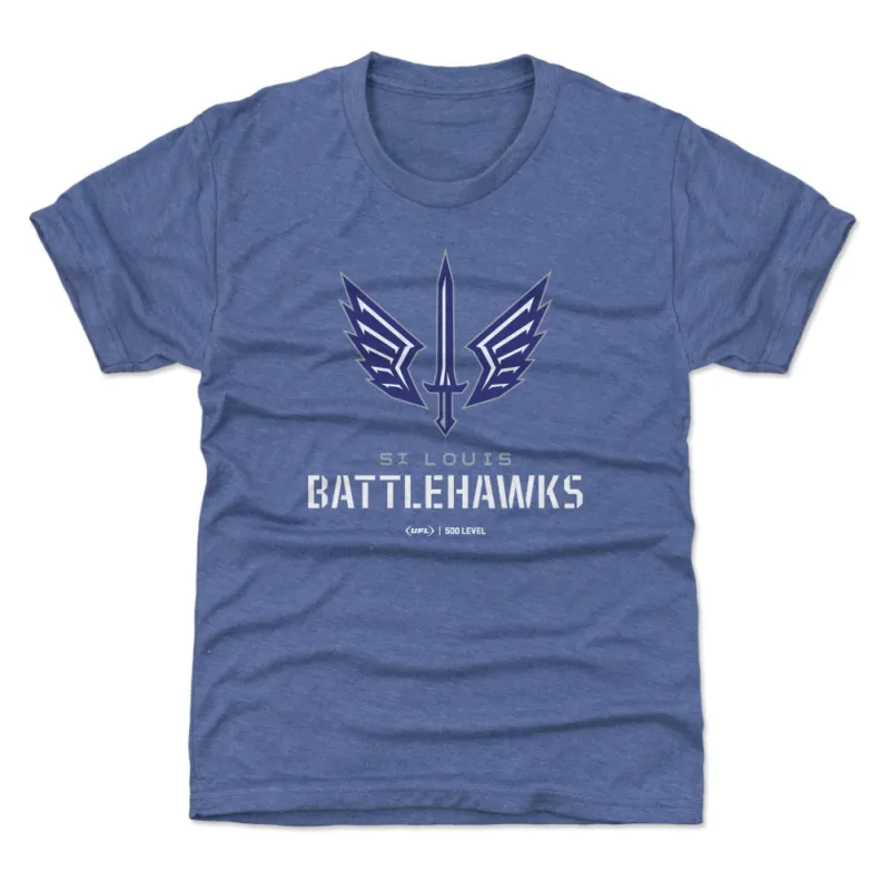 St. Louis Battlehawks Primary Logo WHT sold by 500 Level