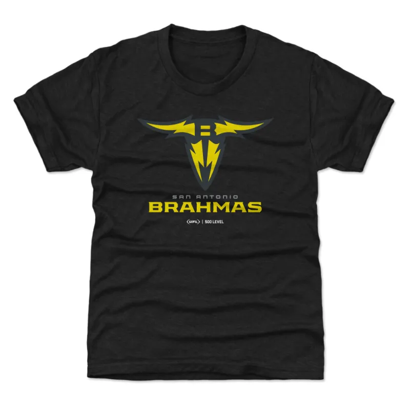 San Antonio Brahmas Primary Logo WHT sold by 500 Level