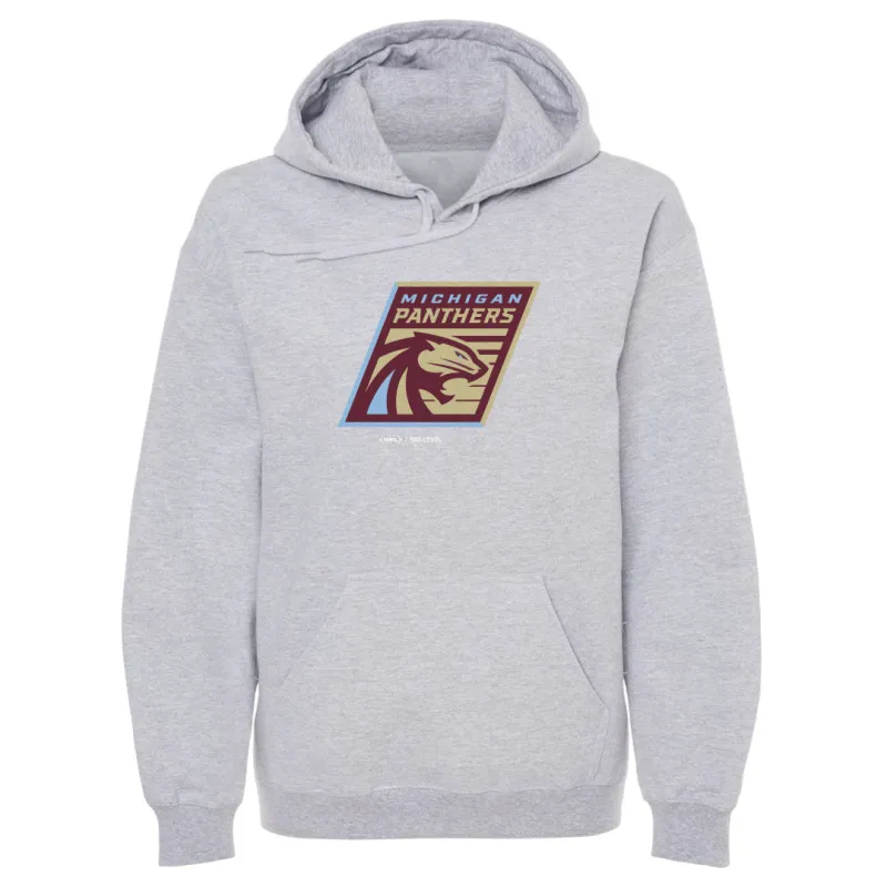 Michigan Panthers Primary Logo WHT sold by 500 Level
